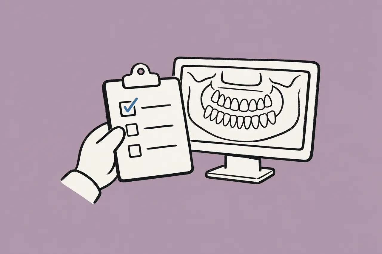 Existe um checklist de segurança antes de cada procedimento cirúrgico para evitar erro de dente ou lado errado?