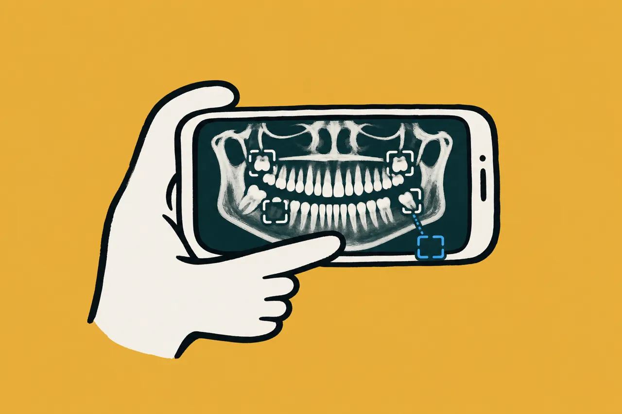Dá para usar IA na radiografia panorâmica que o paciente manda no WhatsApp e já estimar a faixa de orçamento do implante antes da avaliação presencial?
