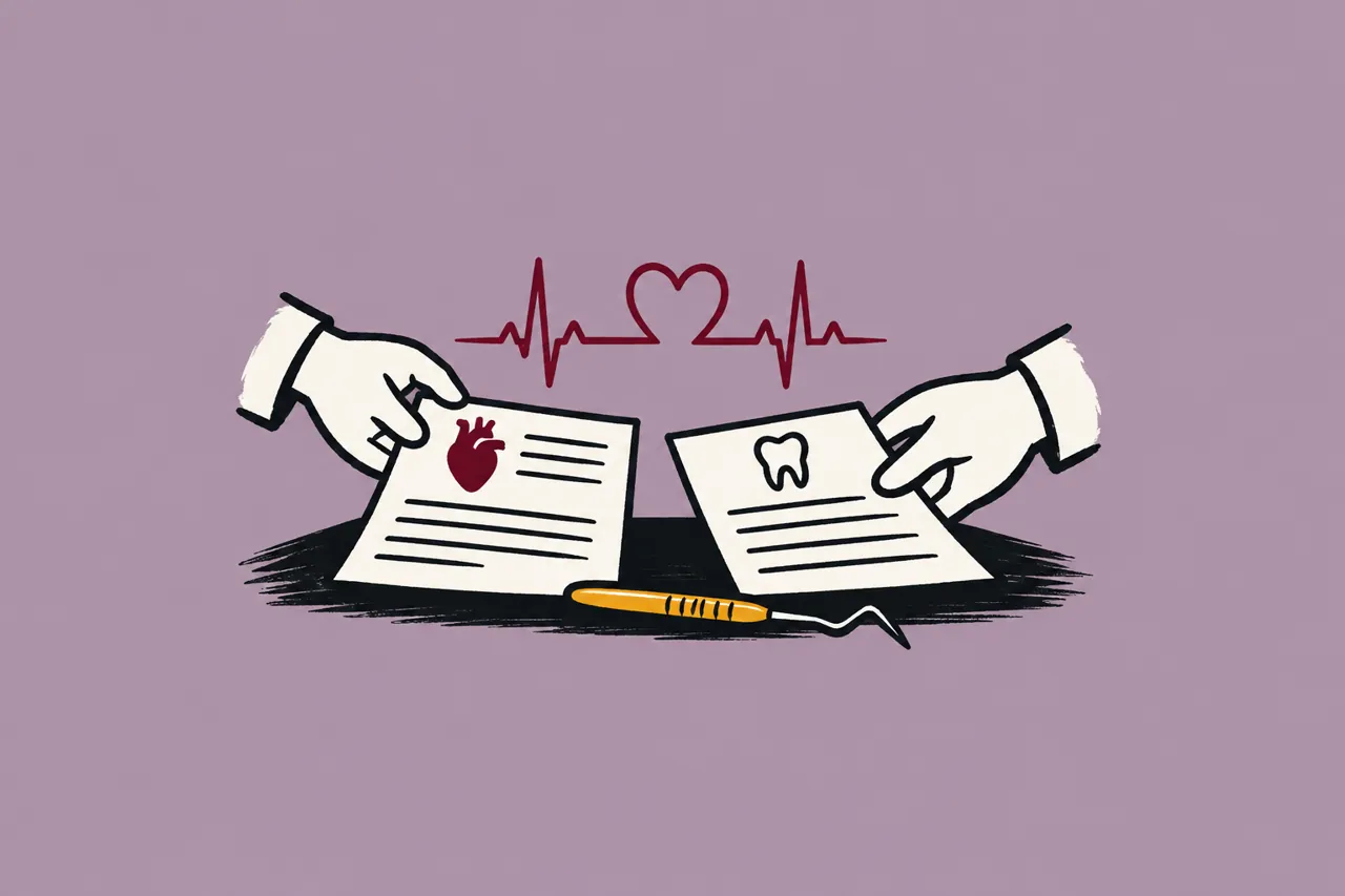 Como fechar parceria com cardiologista e clínico geral para receber paciente de periodontite avançada?