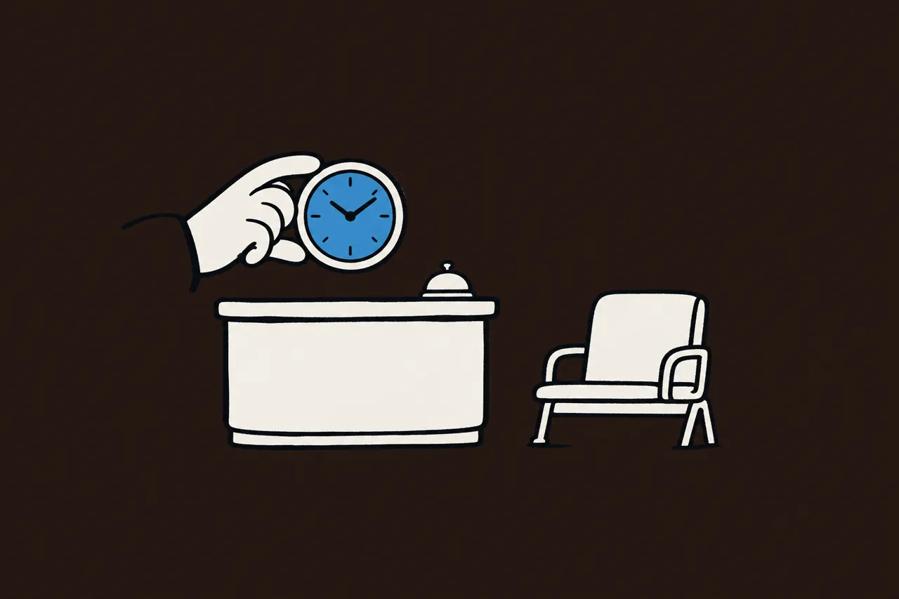 Como reduzir o tempo que o paciente fica esperando na recepção sem virar correria?