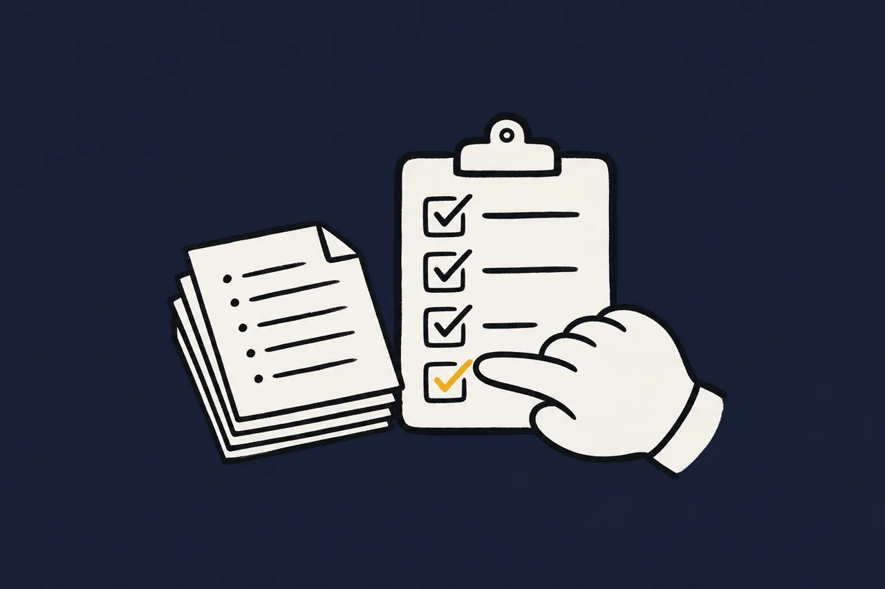 Como documentar os processos da clínica em manuais e checklists para não depender da memória de cada pessoa?