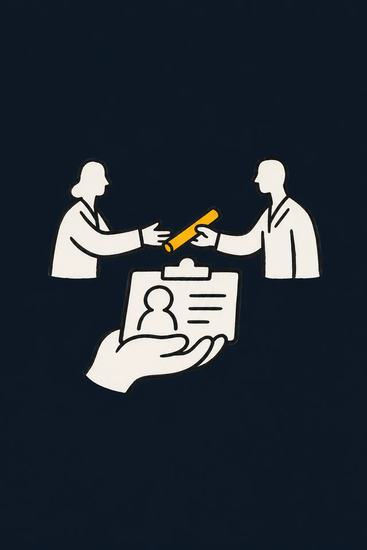 Como conduzir a transição de um paciente entre especialistas dentro da mesma clínica sem perder o caso?