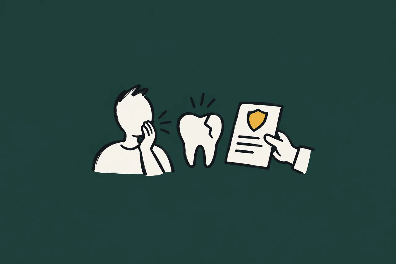 Paciente com fratura dental por acidente pergunta de laudo e cobertura de seguro: como a clínica conduz?