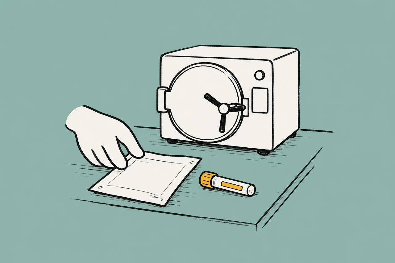 Com que frequência validar o autoclave com indicador biológico e quem é responsável por isso na clínica?
